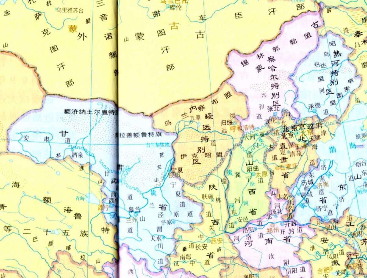 内蒙古地图(内蒙古自治区的区界,为何变化这么大?