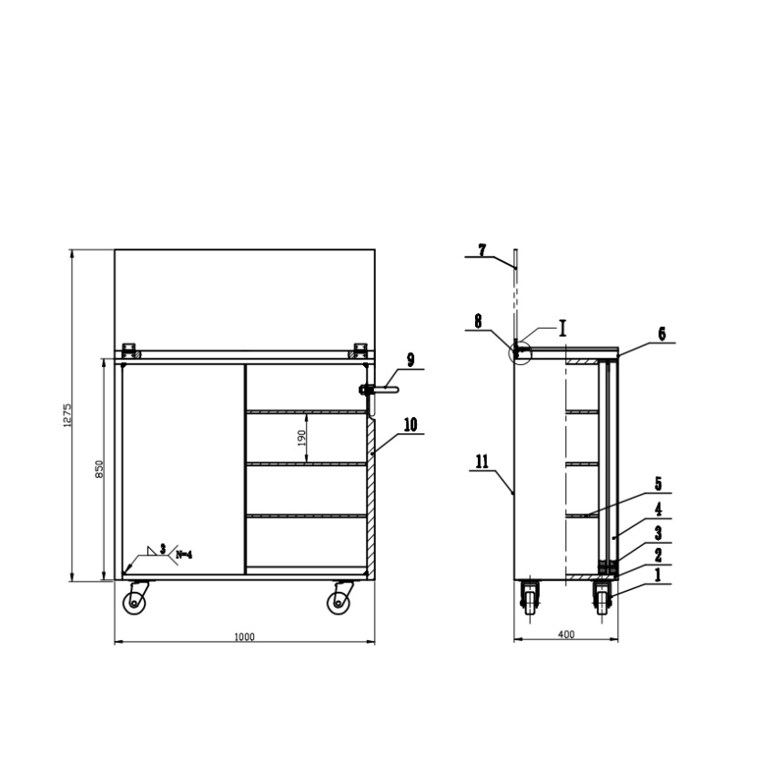 车床工具箱改进设计