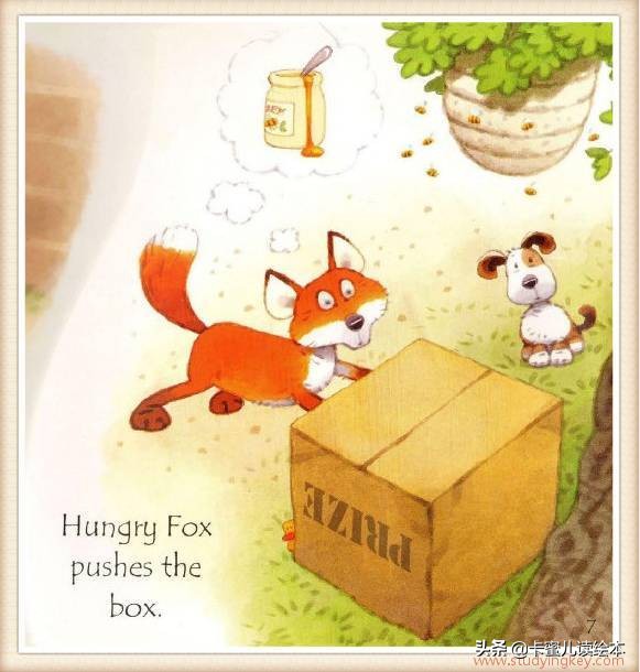 英文有声绘本故事《Fox on a box》箱子上的小狐狸