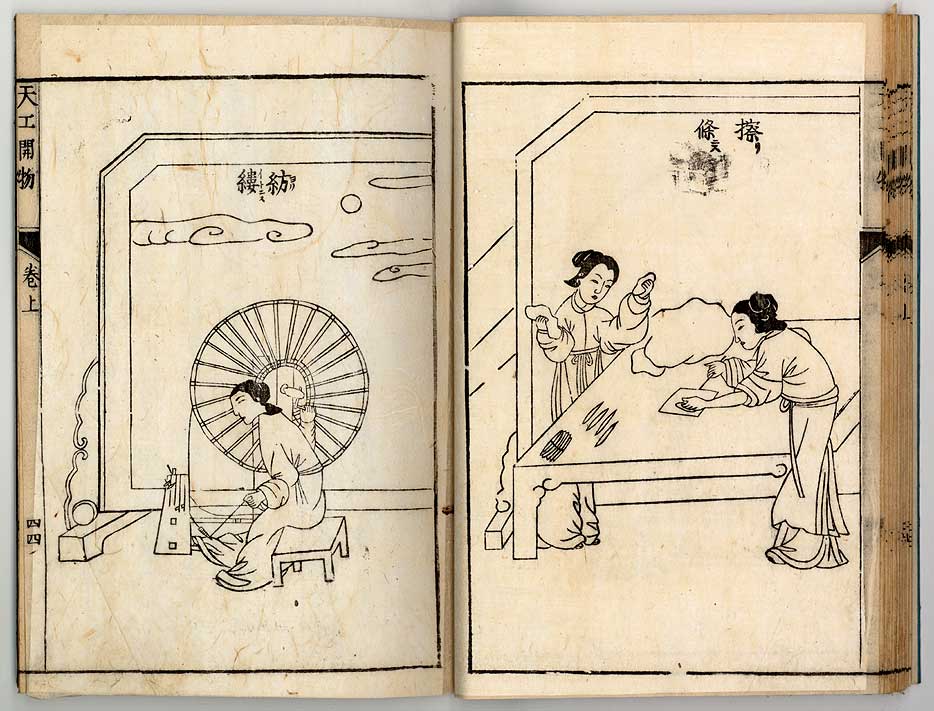 中国17世纪的工艺百科全书(明代宋应星的天工开物)