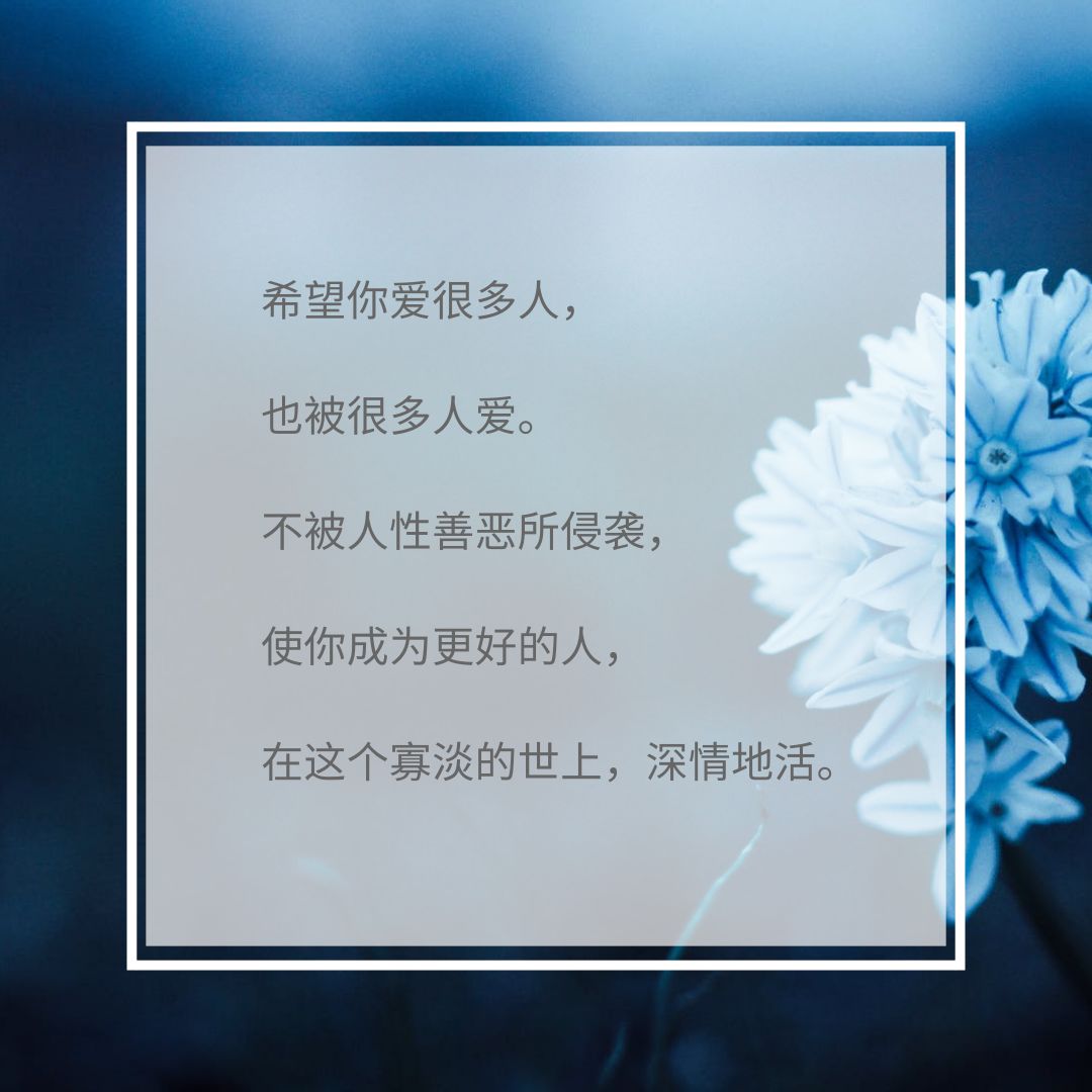 这些治愈系句子，送给天堂的那颗“水蜜桃”