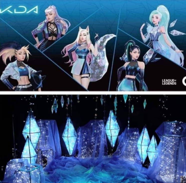 LOL KDA女团组合曝光：Seraphine加盟成五人组合