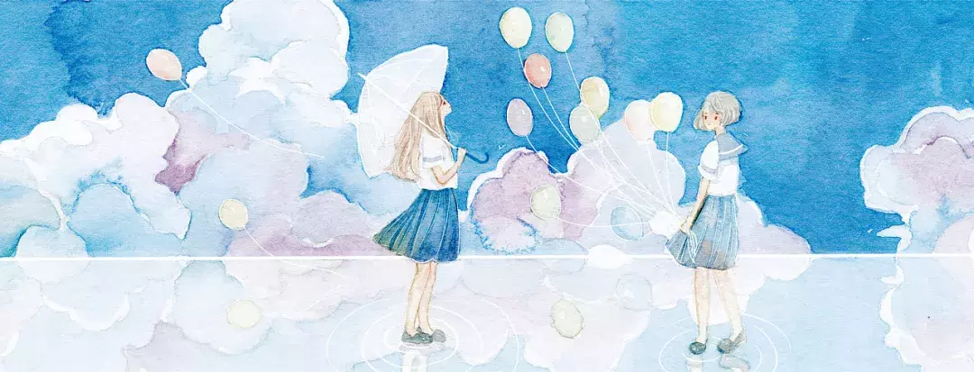 镜花水月，插画师用一支水彩笔画出一个梦想王国！