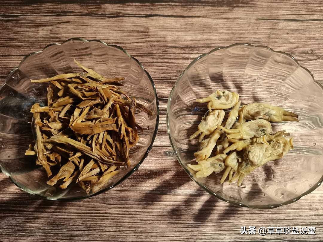 春日美味，蛏干竹笋冻豆腐，鲜美，清爽，滋补，不发胖
