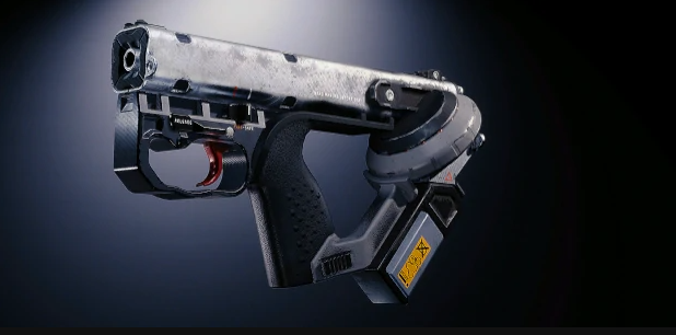 游戏里是把它归为转轮手枪,但我是怎么都不觉得它能和转轮扯上一毛钱