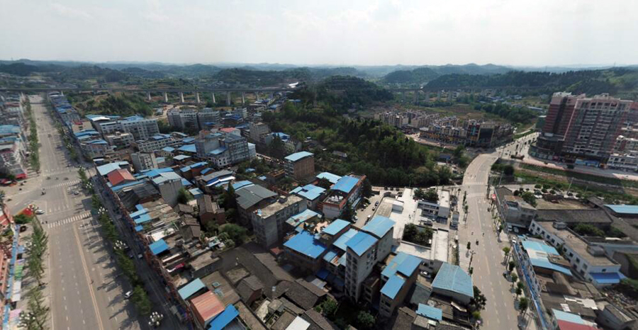 被称为中江县的城市副中心,是除县城之外,中江县城镇规模最大的镇