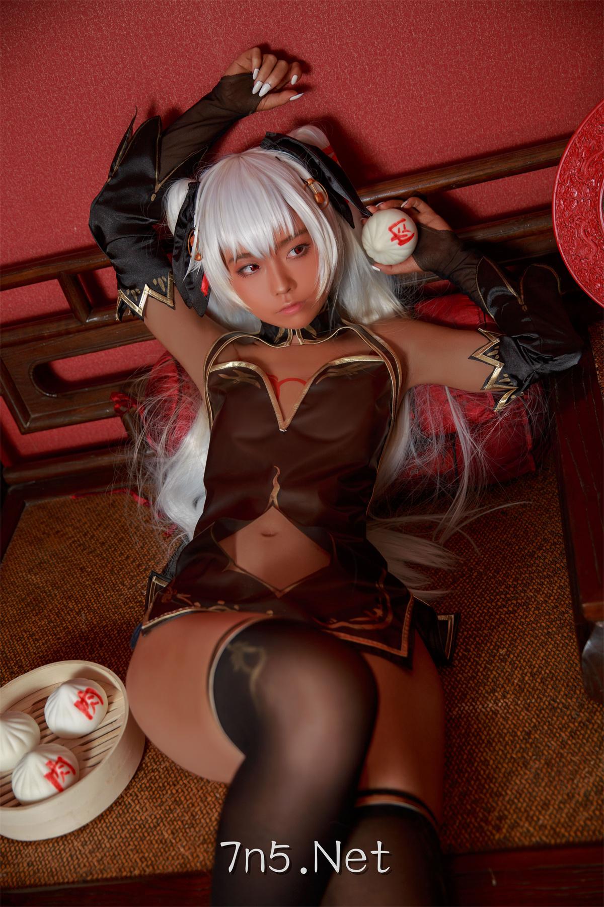 G44不会受伤 NO.024 褐色旗袍娘[18P-58MB]