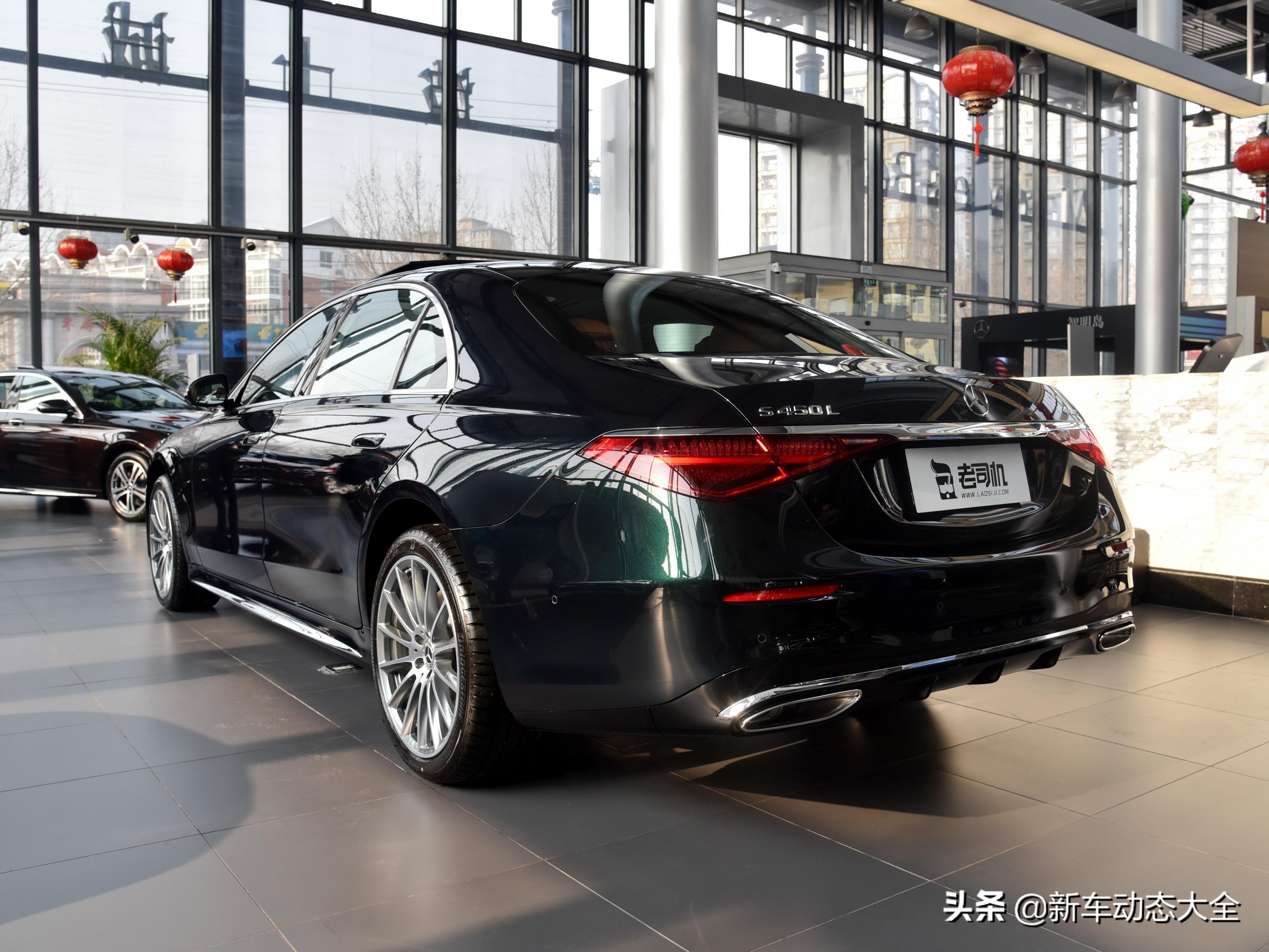 定义豪华旗舰的轿车,体型庞大,6缸双增压,带你看奔驰s级