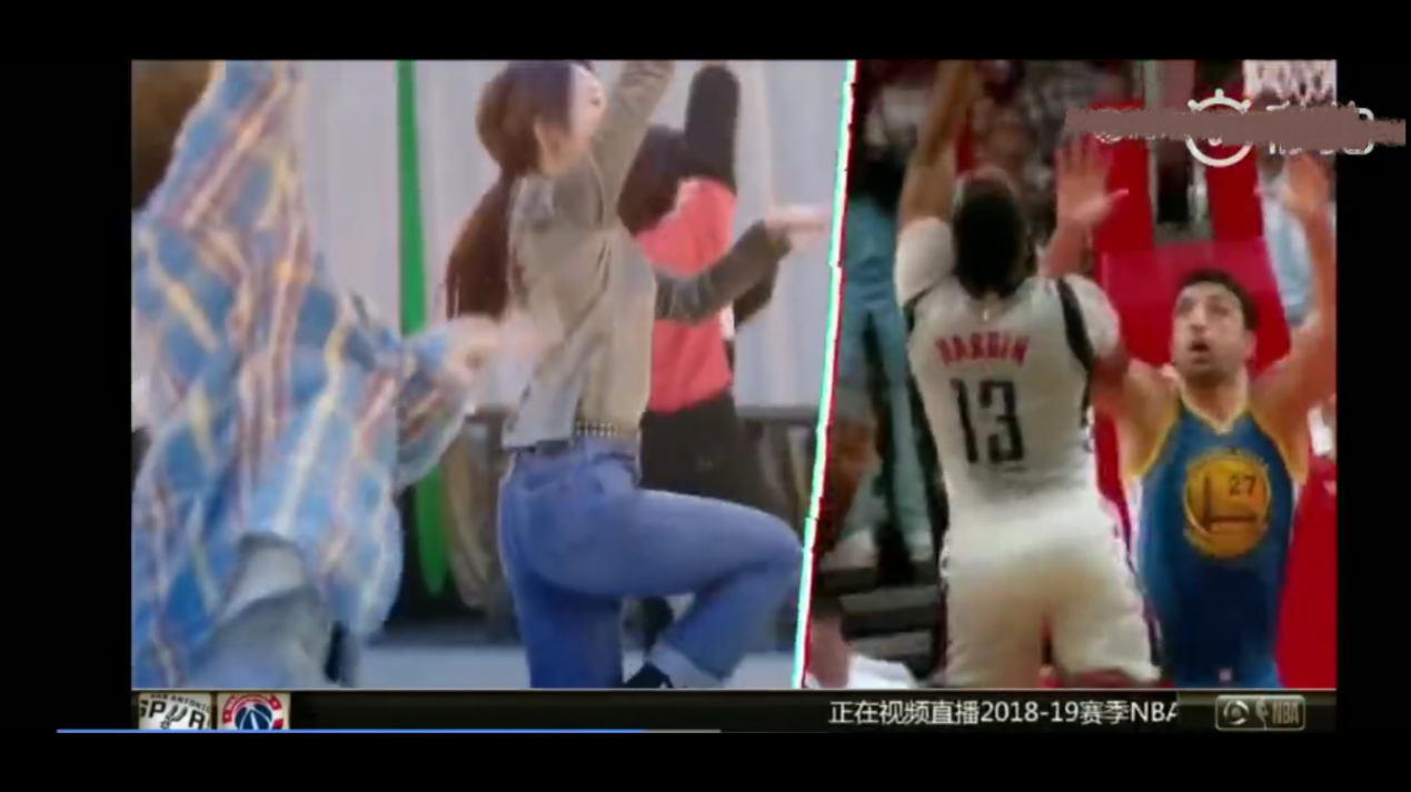 火箭少女哪些人合影nba球星(打破次元壁！火箭少女合影哈登，携新歌NBA首秀，创记录却被群嘲)