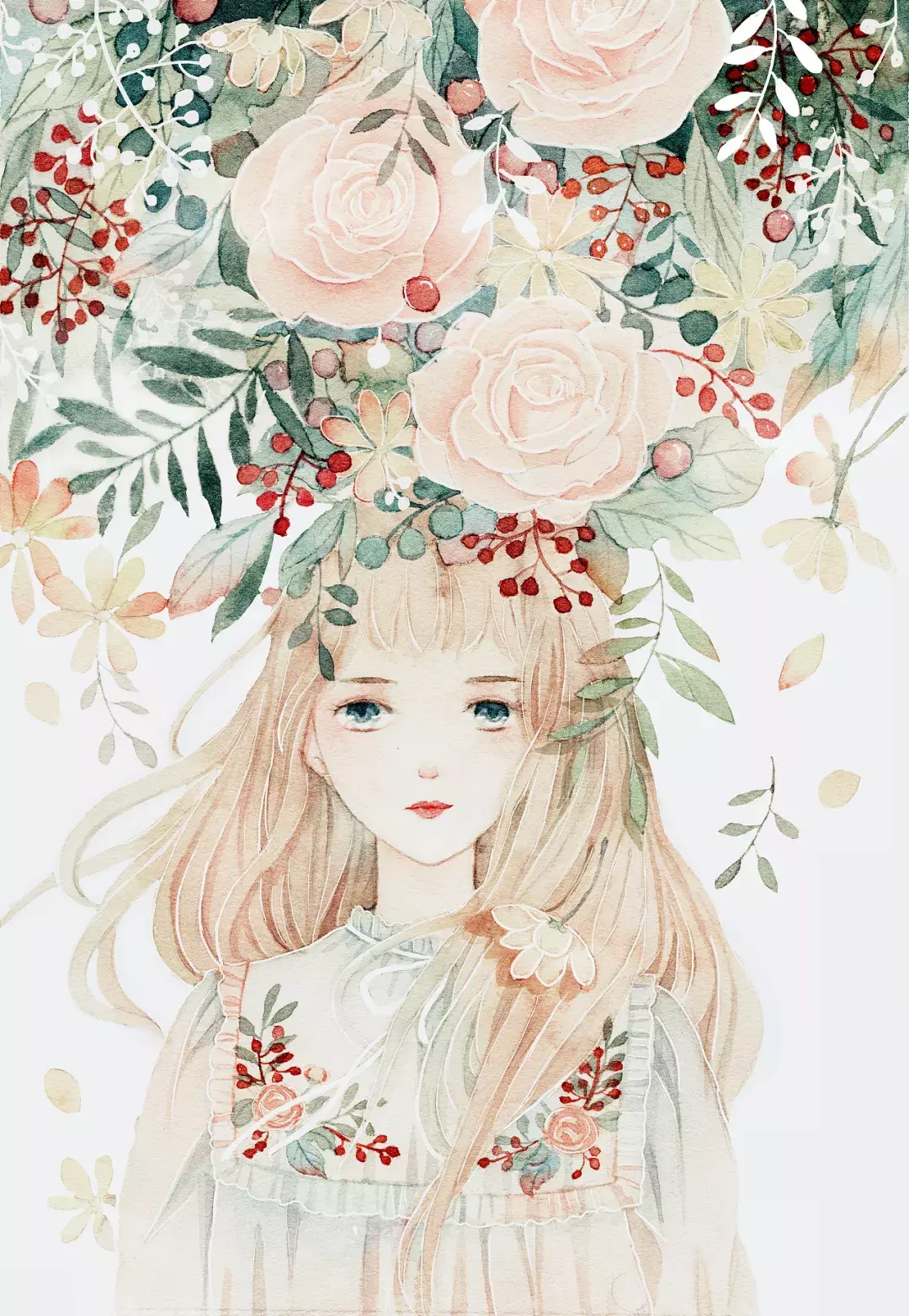 镜花水月，插画师用一支水彩笔画出一个梦想王国！