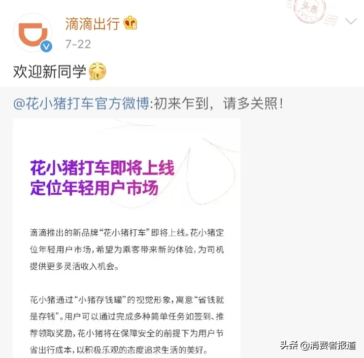 花小猪司机端注册（滴滴捧红的）