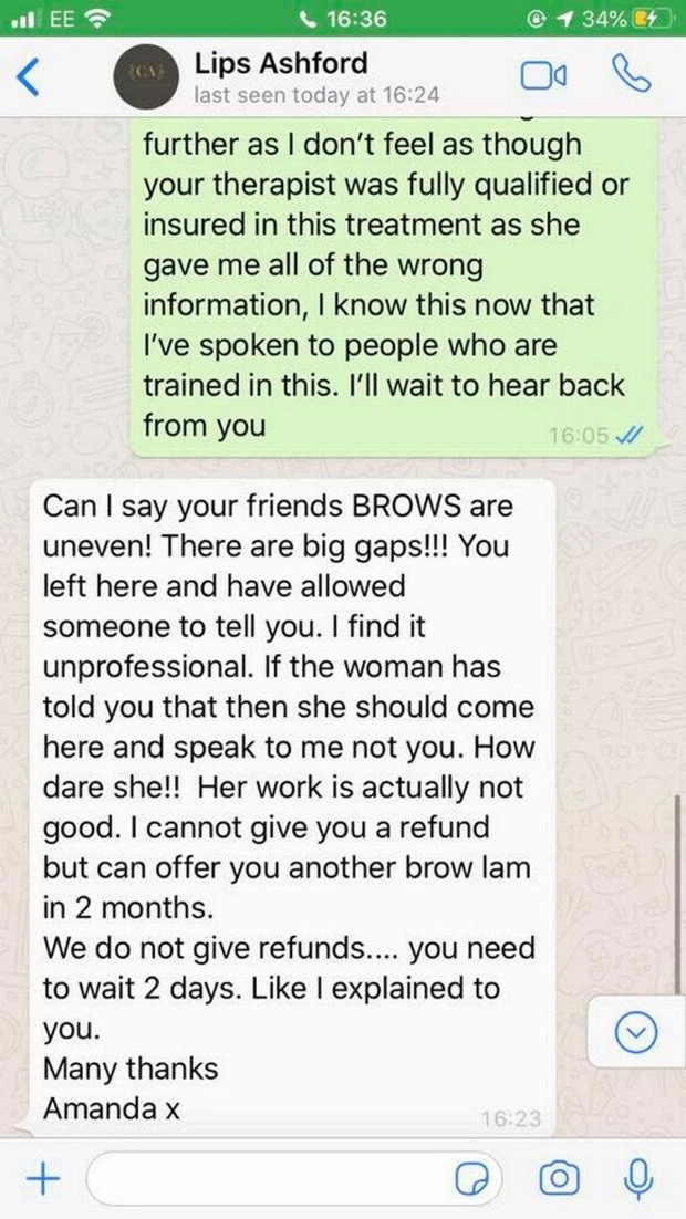 英国女子花两百多去纹眉，变得又粗又大难以直视，不禁泪流满面