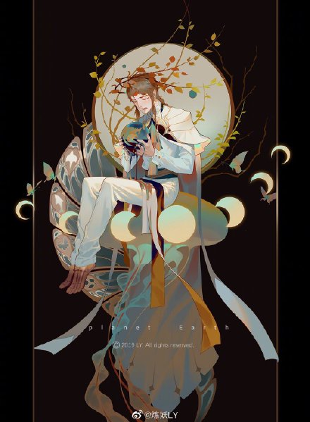 八大行星拟人,这是什么神仙太太画的神仙图啊,太美了