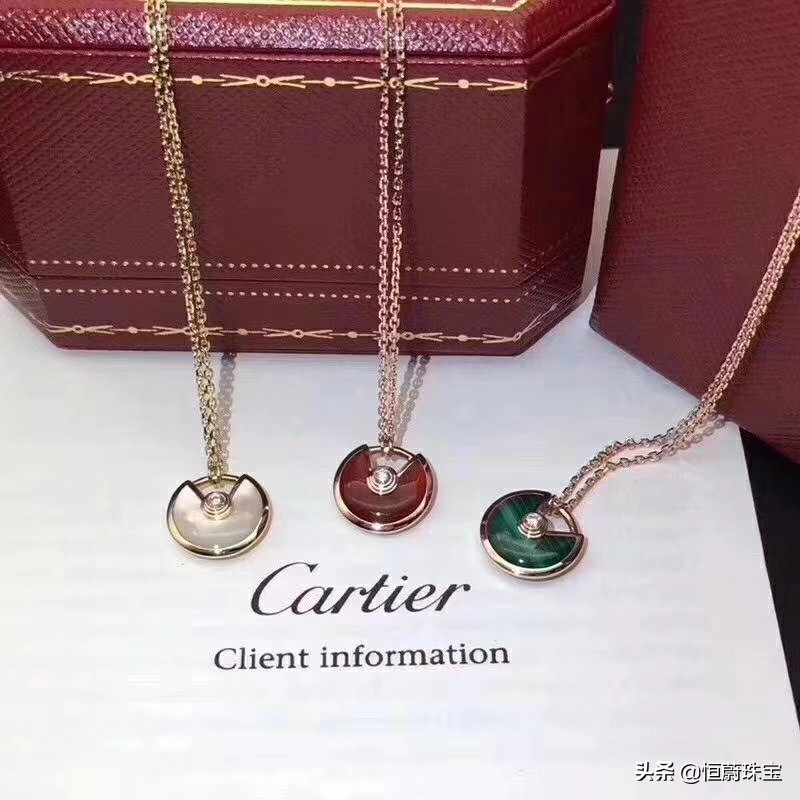 七夕情人节最受女生欢迎的十大项链排行榜，卡地亚双环项链排第六