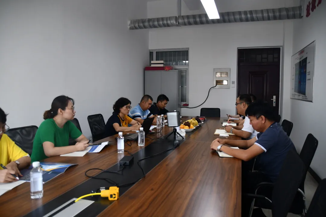 河北建材职业技术学院与我单位就共同建立校企合作关系洽谈协商