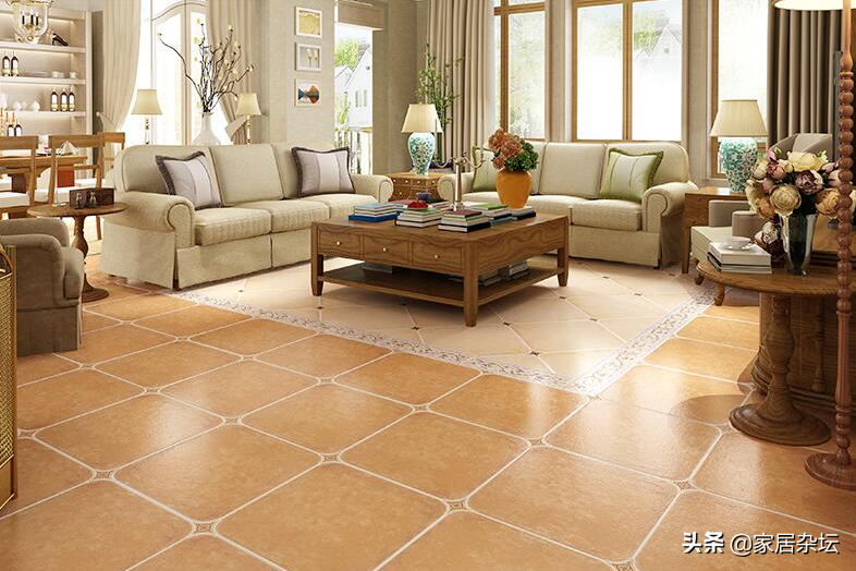 客厅适合铺哪种地砖？抛光砖，抛釉砖和仿古砖，哪一种更适合？