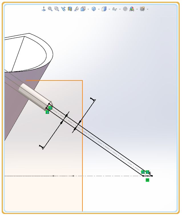 用SolidWorks画的小船和船桨，看图纸似乎挺复杂，但画起来并不难