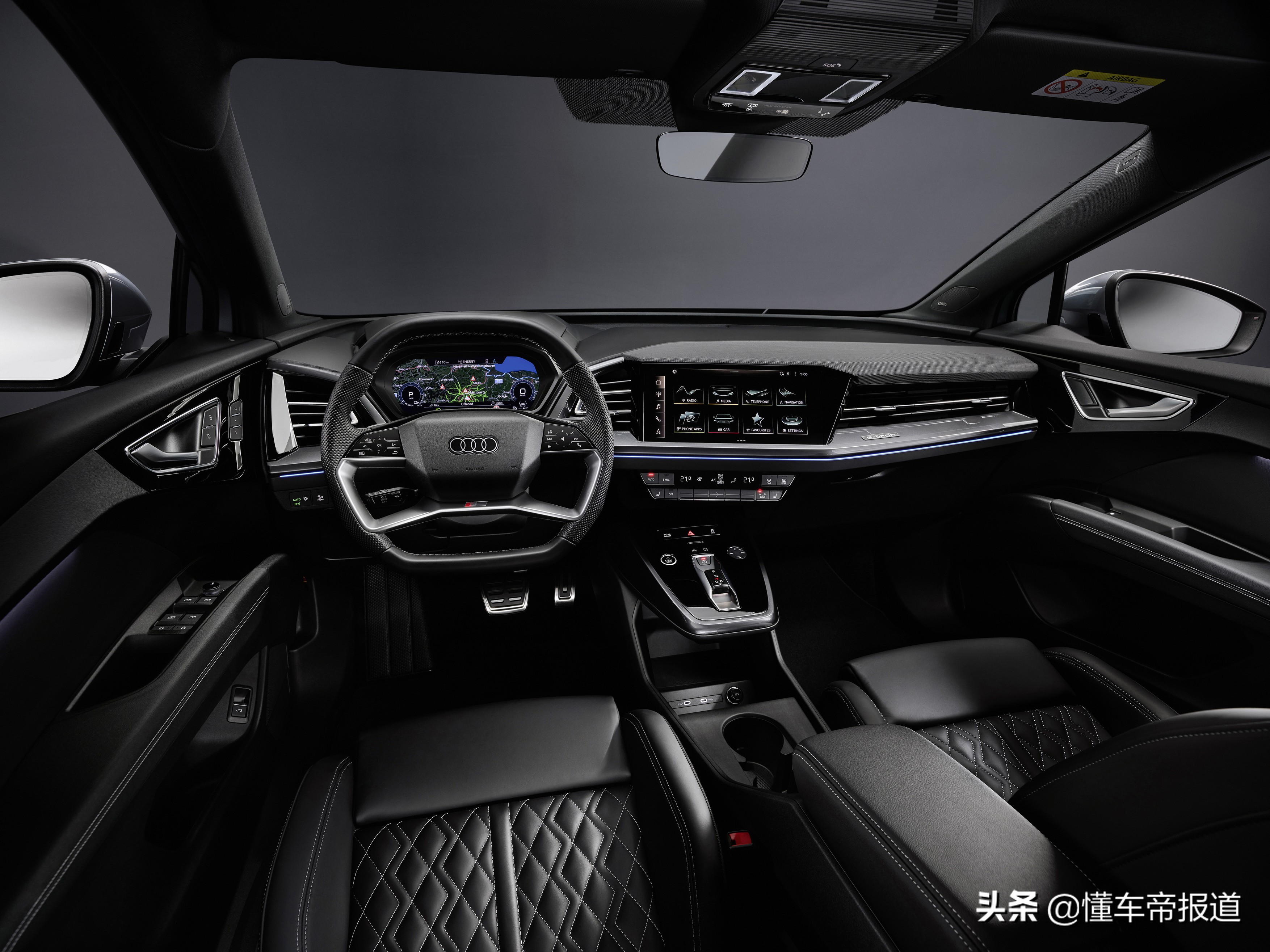 新车 | 最高续航超500公里，对标Model Y！国产奥迪Q4 e-tron实车图
