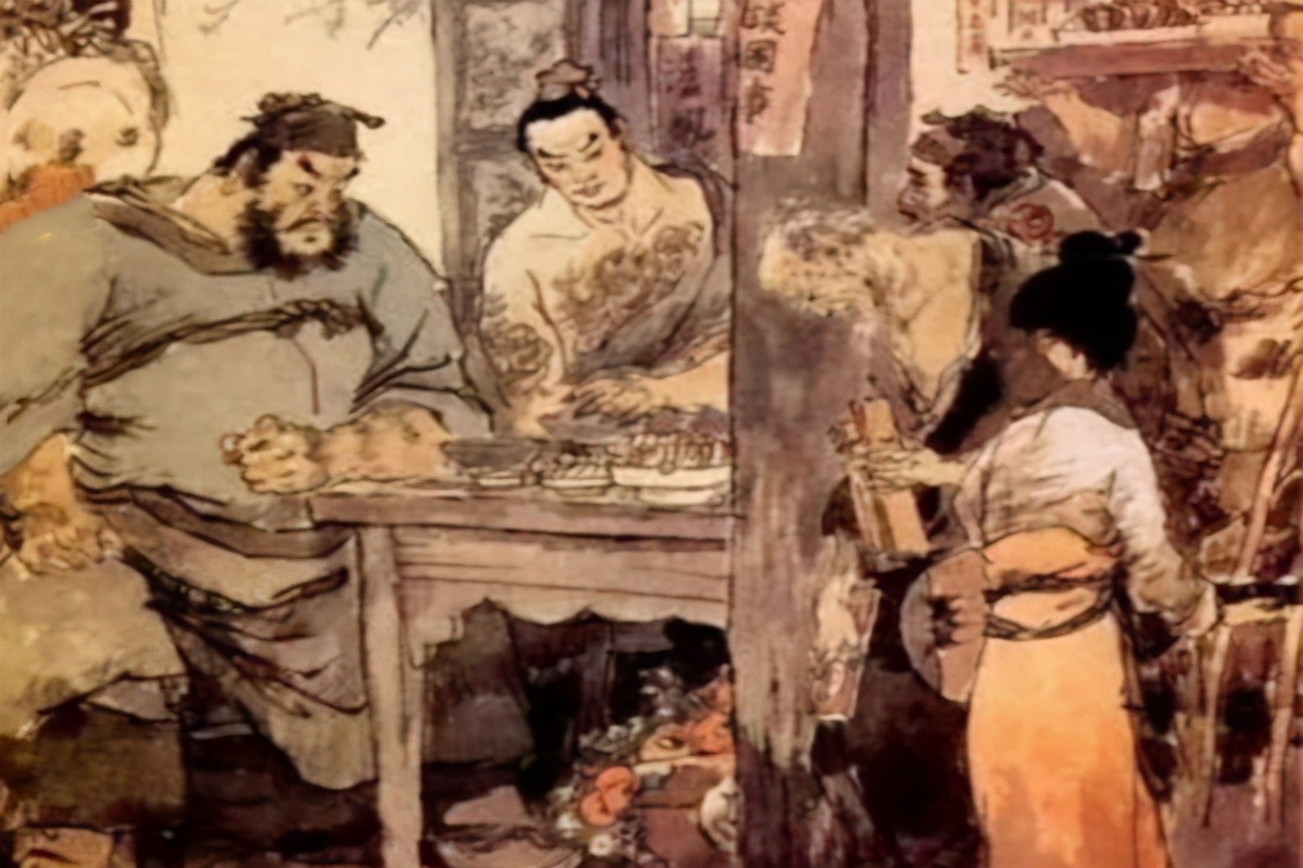 《水浒传》鲁智深，英雄难过美人关，荷尔蒙爆发拳打镇关西