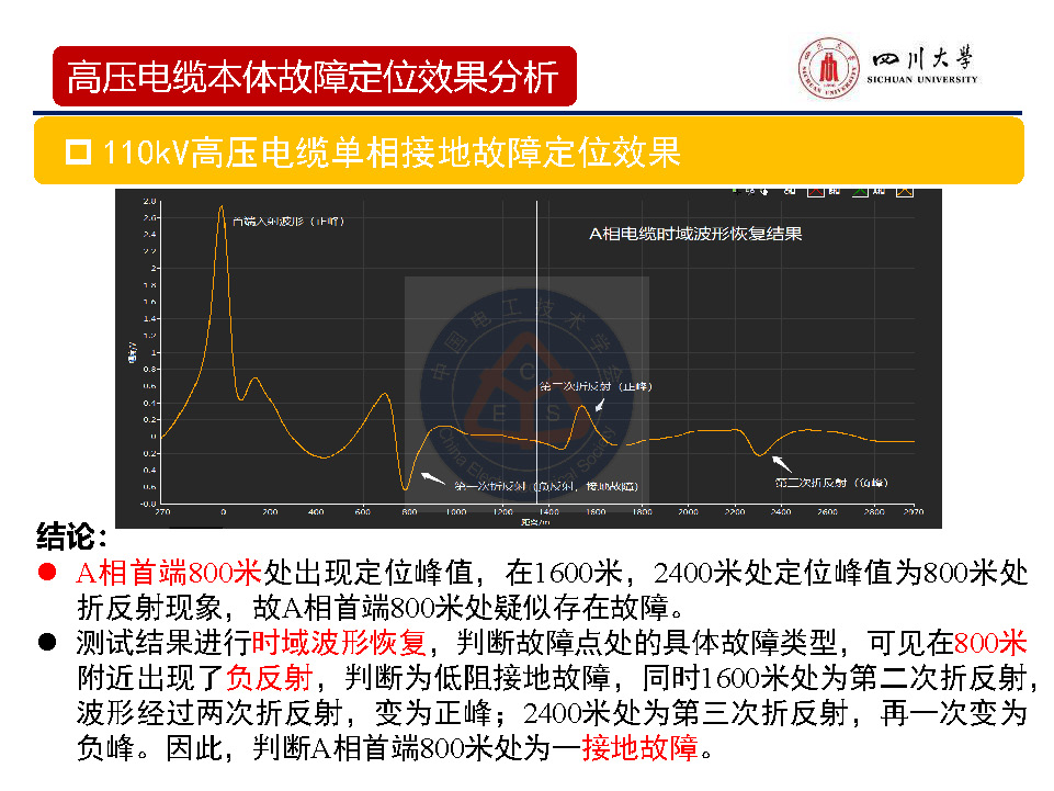 四川大学周凯教授：基于宽频阻抗扫描技术的电缆缺陷定位技术研究