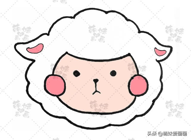 几笔就能画出来的可爱小动物头像大全,含步骤讲解