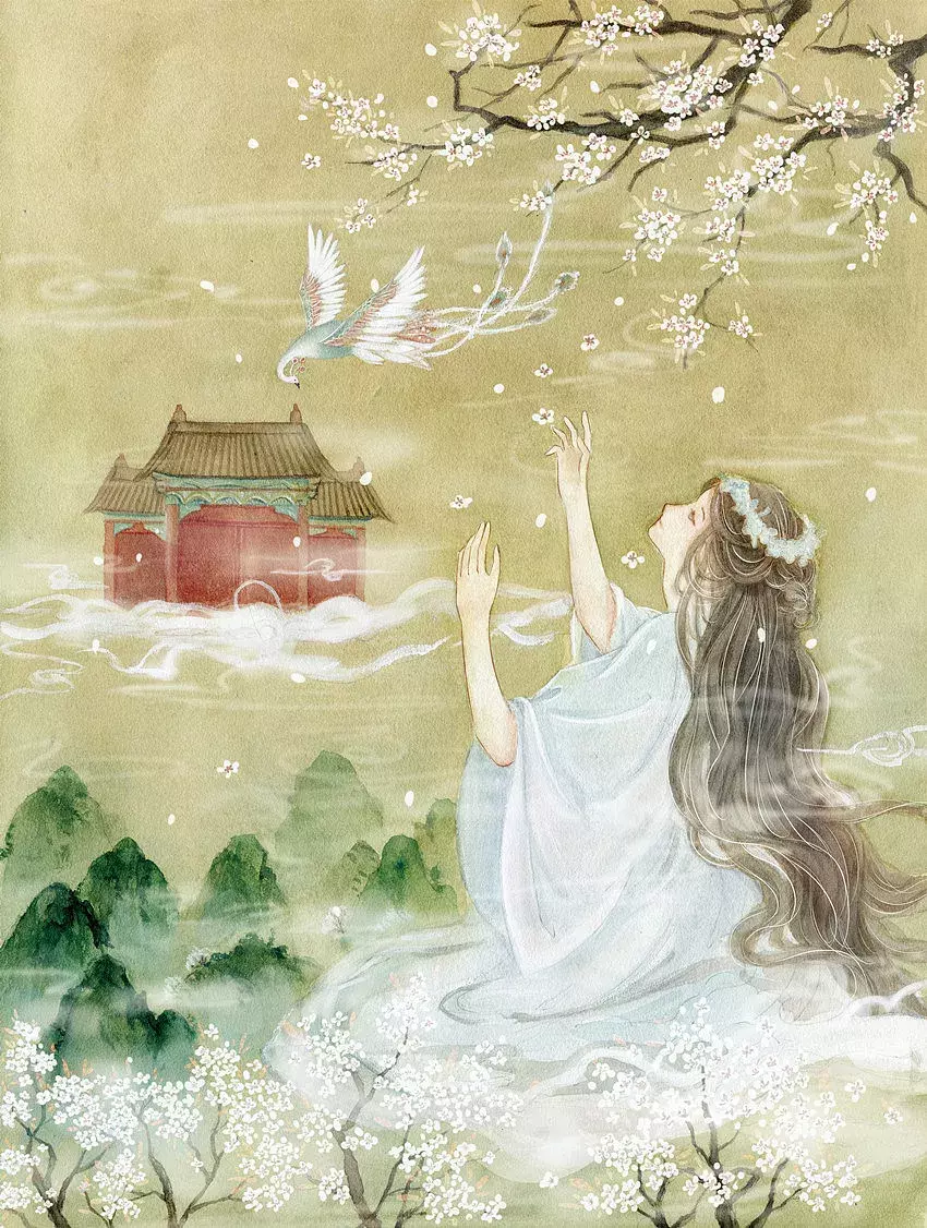 镜花水月，插画师用一支水彩笔画出一个梦想王国！