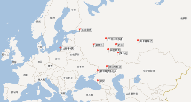 巴西世界杯12个举办城市地图(2018俄罗斯世界杯|举办城市和比赛球场，了解一下（上篇）)