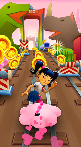 阳春三月赏樱花 《地铁跑酷》东京版今日上线