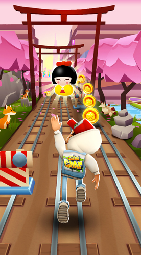 阳春三月赏樱花 《地铁跑酷》东京版今日上线