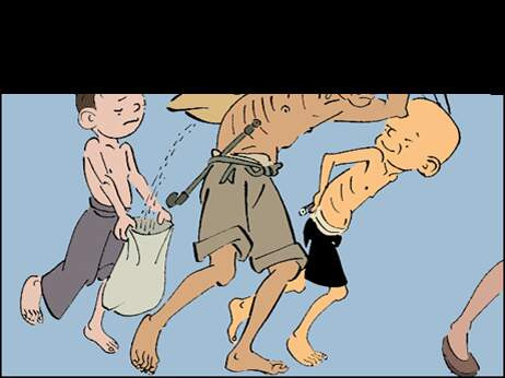 张乐平漫画经典《三毛流浪记》之四劳苦大众,亲如一家