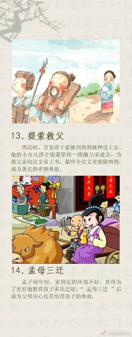 一定要讲给孩子的16个道德典故 孩子就是一张纯洁无瑕的白纸