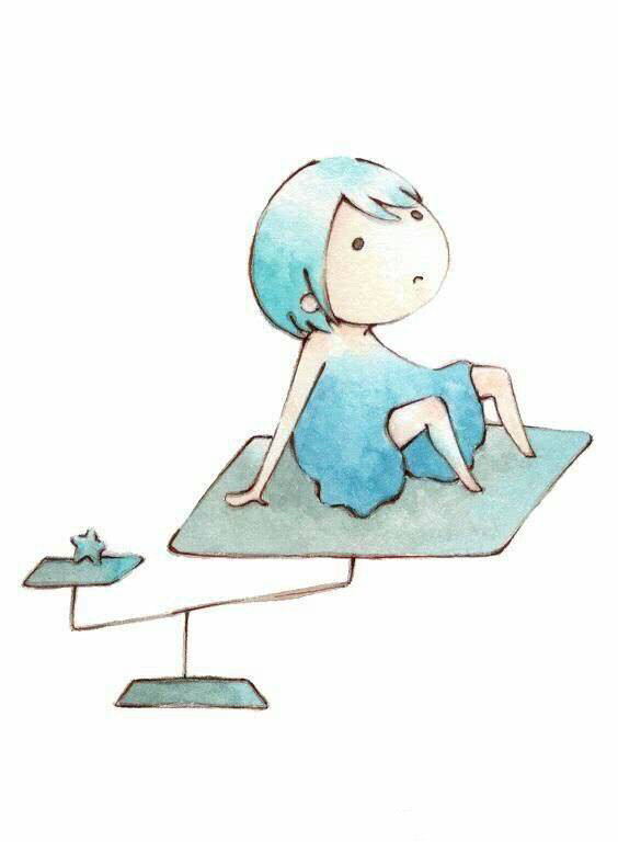 十二星座卡通人物形象:值得收藏系列,双子水瓶简直可爱感爆棚