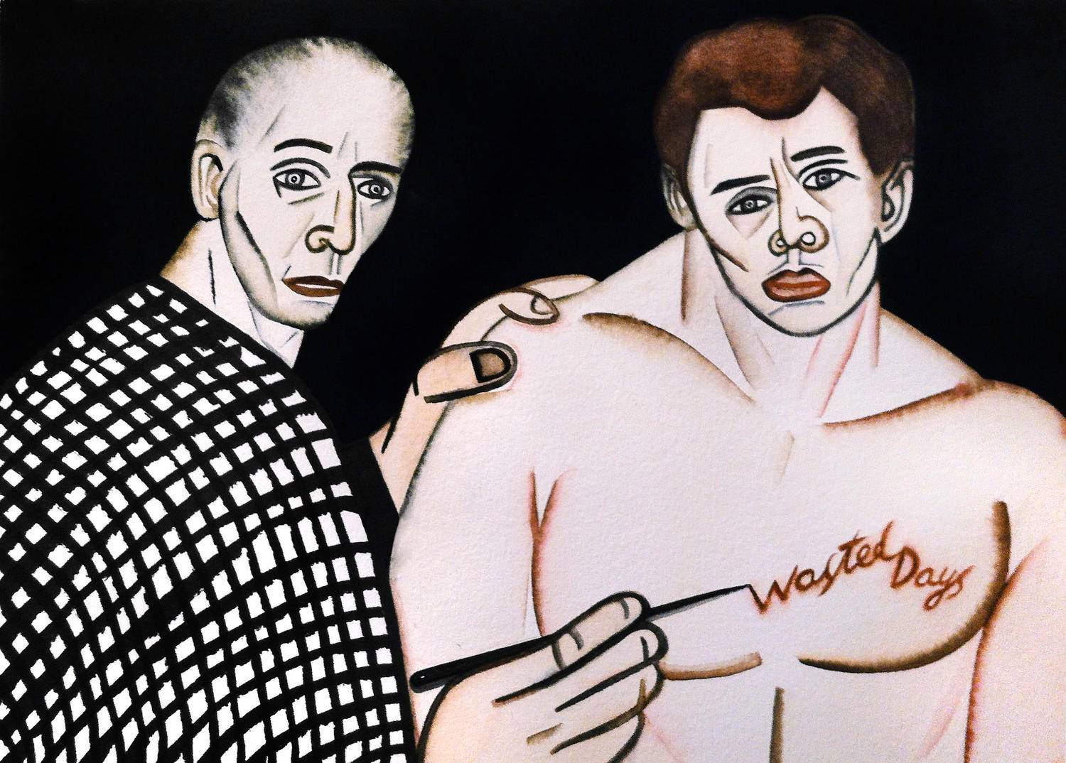 丧系画家十音:刺一首诗给你"虚掷的光阴"|张小玉