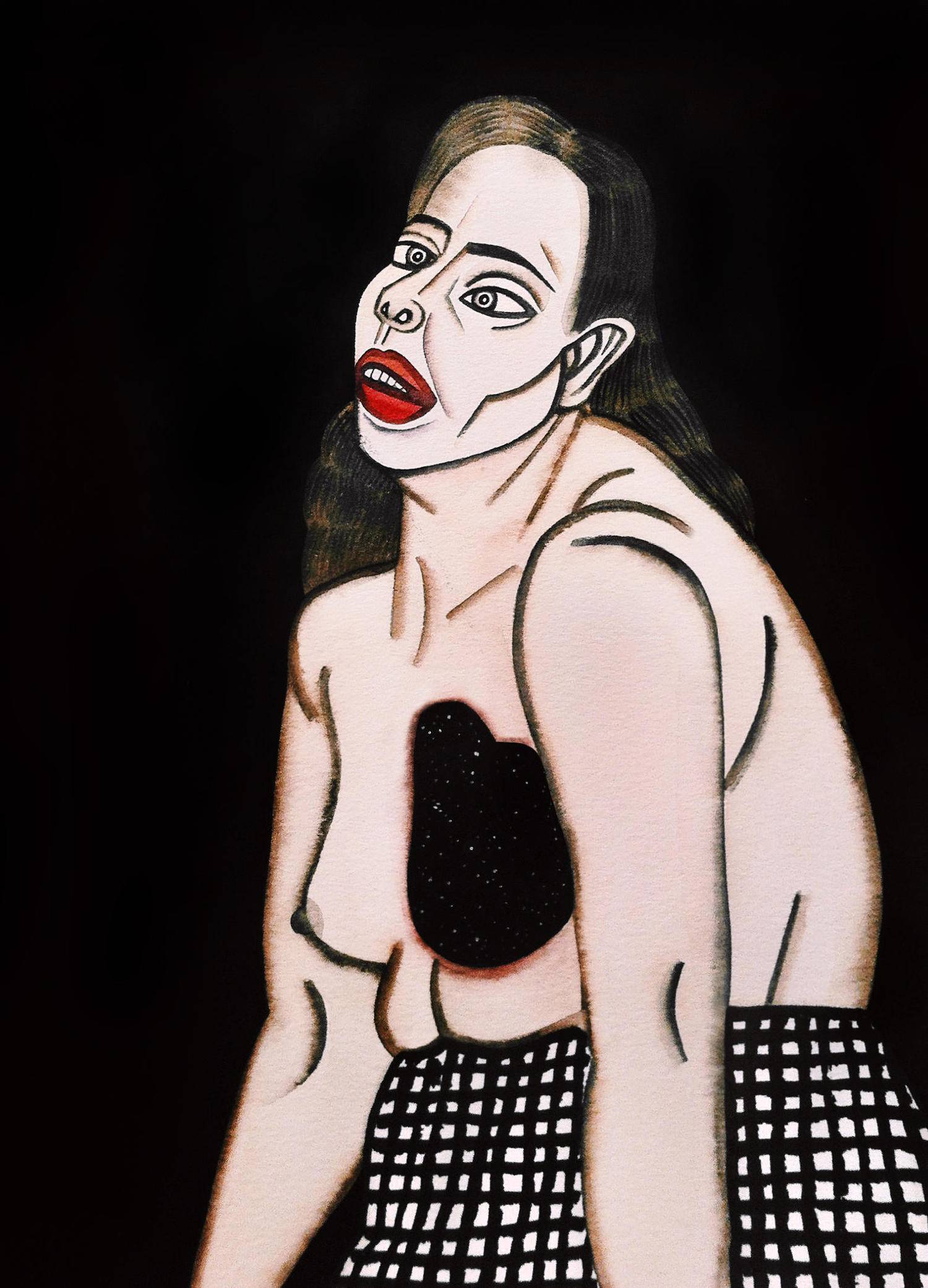 丧系画家十音:刺一首诗给你"虚掷的光阴"|张小玉