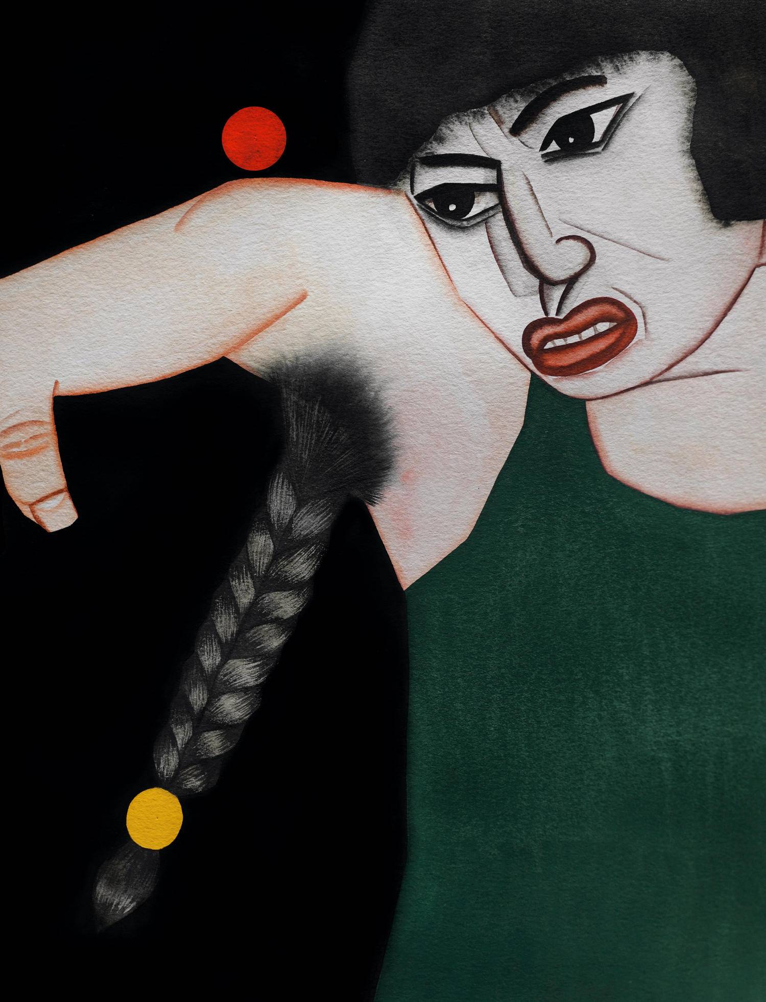 丧系画家十音:刺一首诗给你"虚掷的光阴"|张小玉