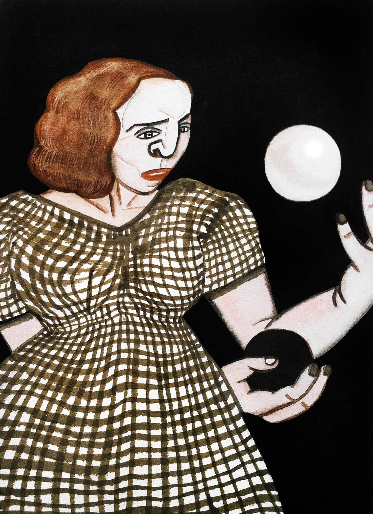 丧系画家十音:刺一首诗给你"虚掷的光阴"|张小玉