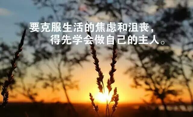 送给自己的10条励志短句（英汉双语版）