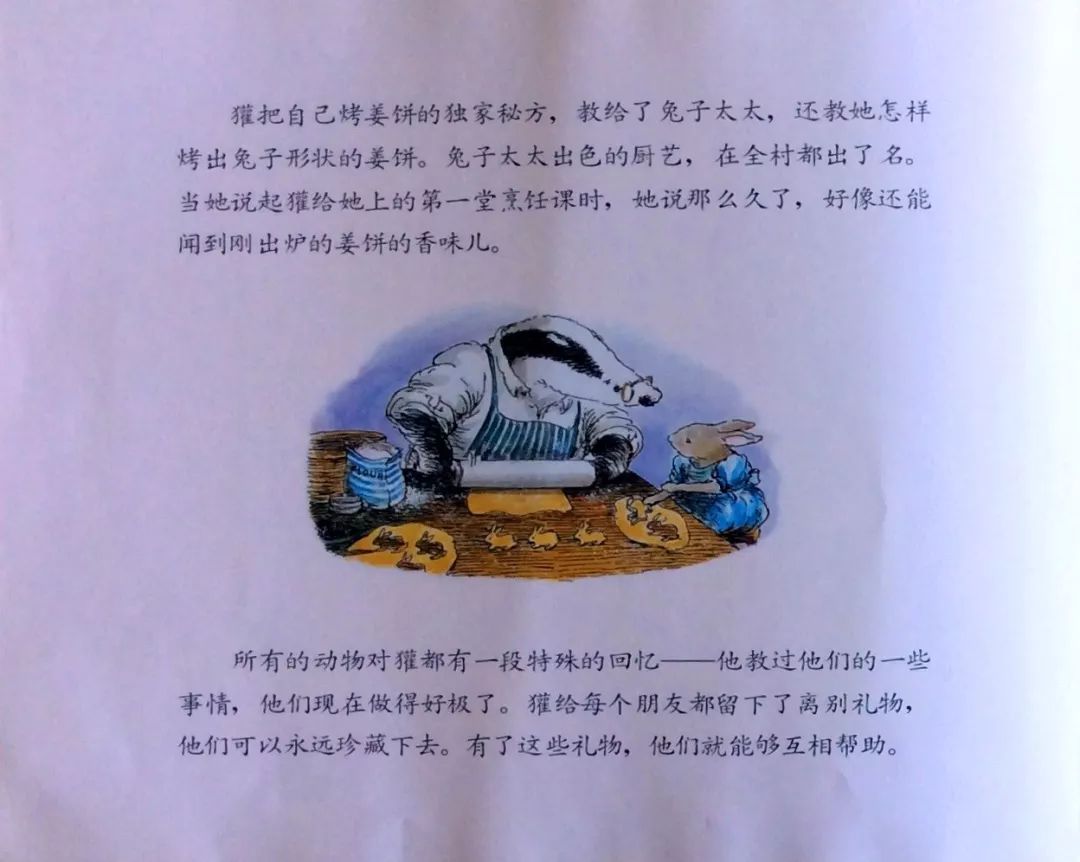 哀而不伤,温柔隽永的生命教育绘本——《獾的礼物》