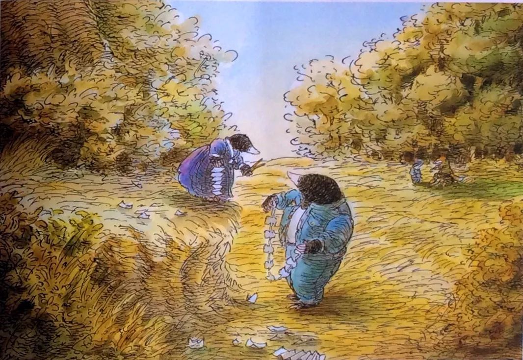 哀而不伤,温柔隽永的生命教育绘本——《獾的礼物》