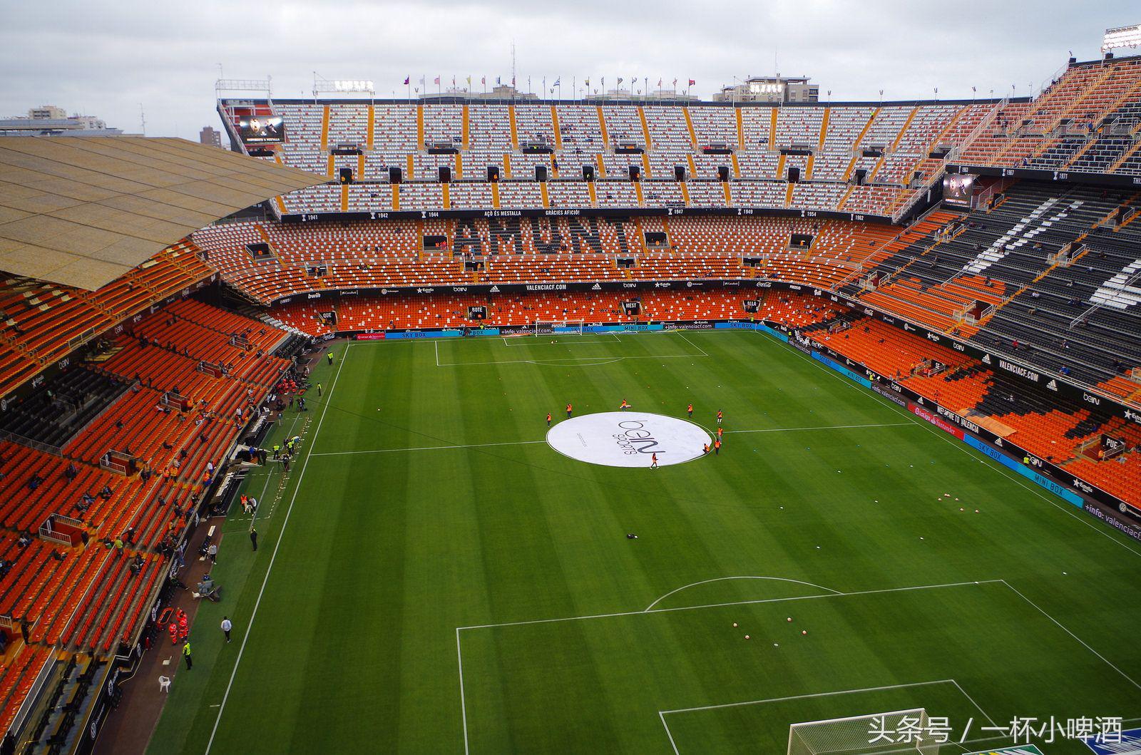 55000球队:valencia cf瓦伦西亚estadio de mestalla梅斯塔利亚球场