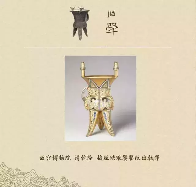 收藏|盉、簋、甗、戣、罍、鬲、匜、彝,博物馆生僻字轻松掌握!
