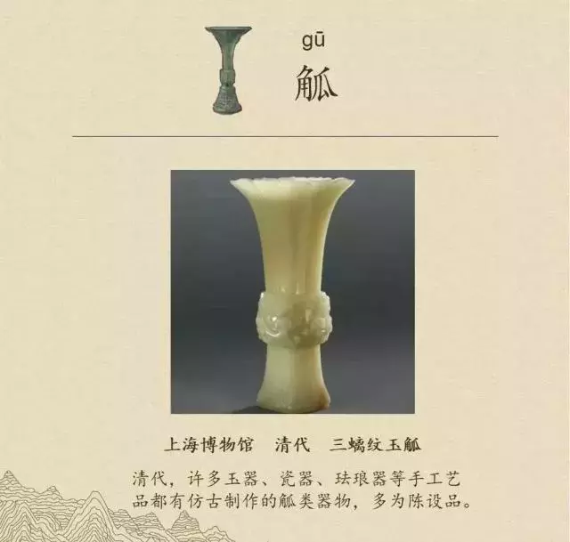 收藏|盉、簋、甗、戣、罍、鬲、匜、彝,博物馆生僻字轻松掌握!
