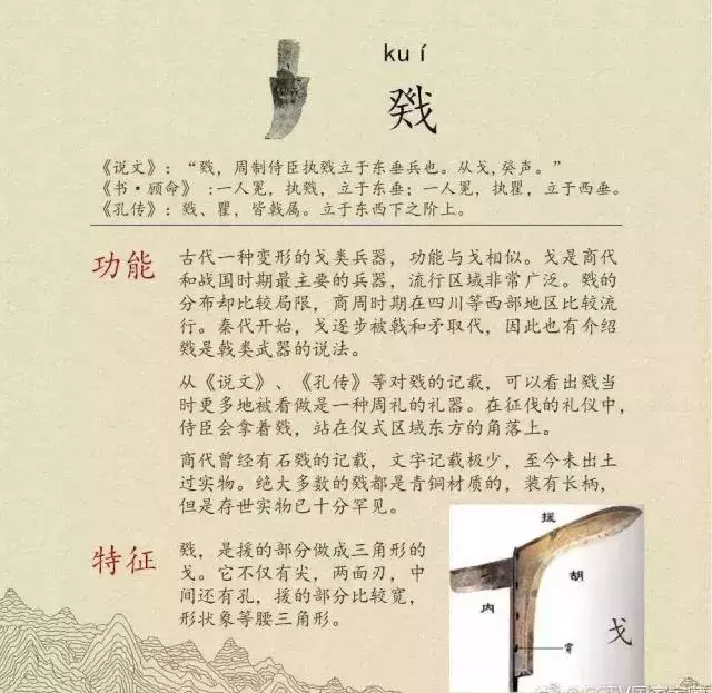 收藏|盉、簋、甗、戣、罍、鬲、匜、彝,博物馆生僻字轻松掌握!