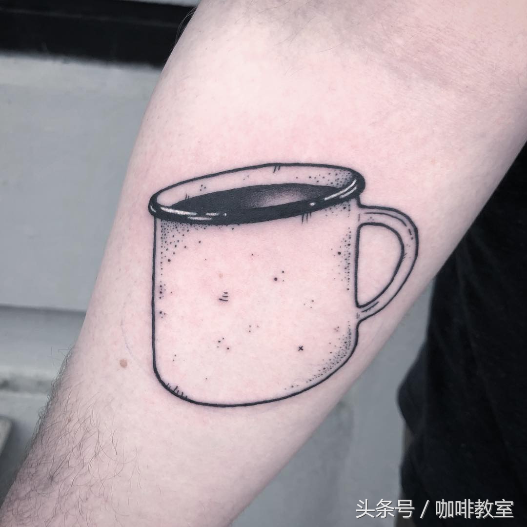 社会咖啡师纹身指南,100 张咖啡元素纹身图案参考