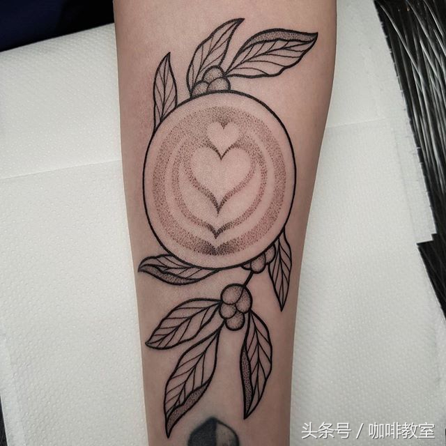 社会咖啡师纹身指南,100 张咖啡元素纹身图案参考