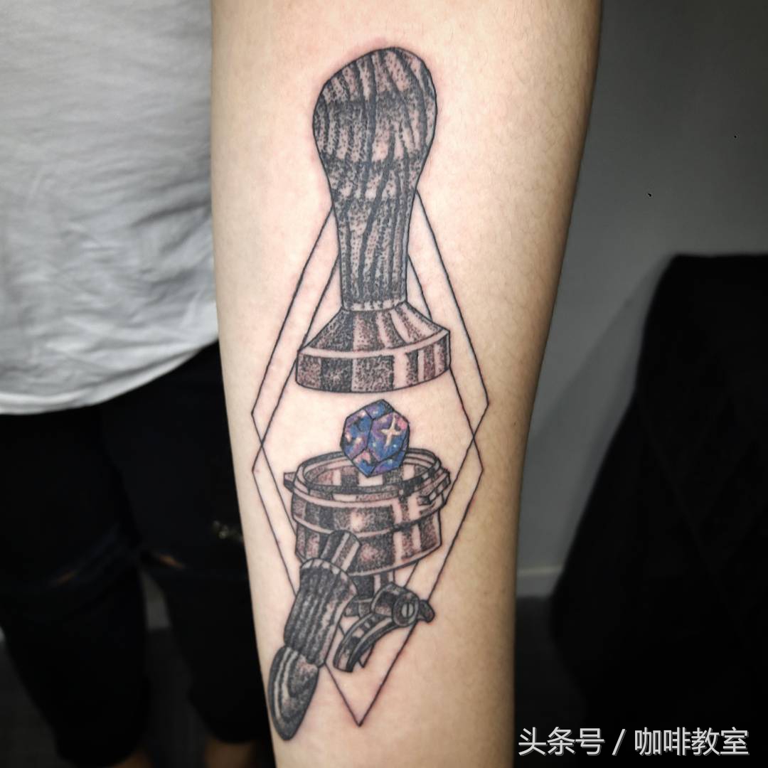 社会咖啡师纹身指南,100 张咖啡元素纹身图案参考