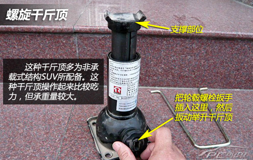 车辆自带的随车千斤顶怎么用？老司机教你正确用法！