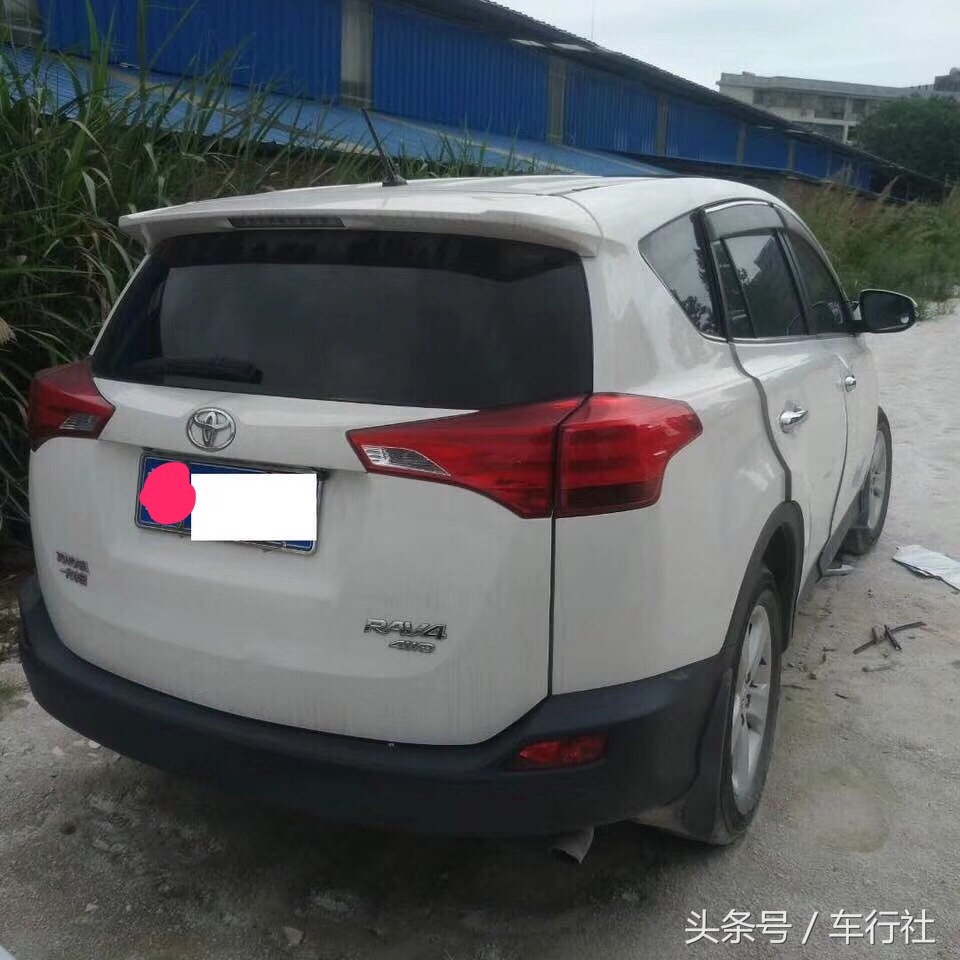 汽配人的一天（69）：2013款RAV4，车头事故回收拆解