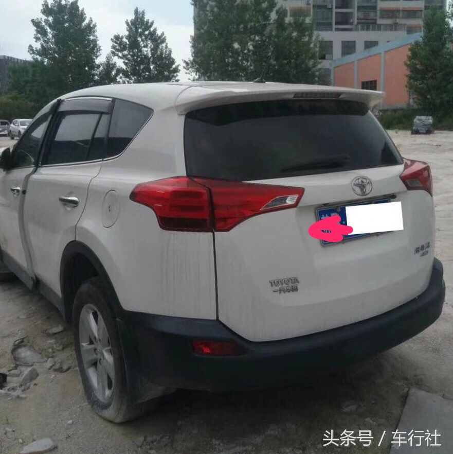 汽配人的一天（69）：2013款RAV4，车头事故回收拆解