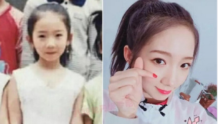 孟美岐早期满脸牛奶浇身照(孟美岐不染黄发的样子太幼齿!